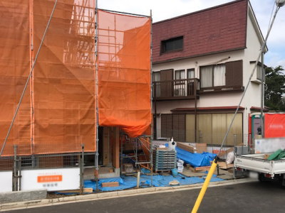 建物のみの施工前の様子