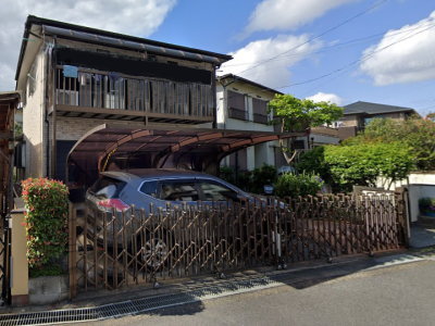 経年劣化で傾いていた伸縮門扉