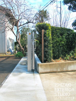 新たにコンクリートを打ち直した床面