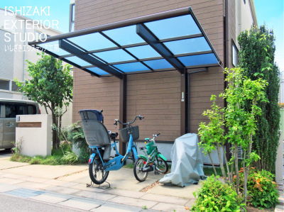 サイクルポート設置後
