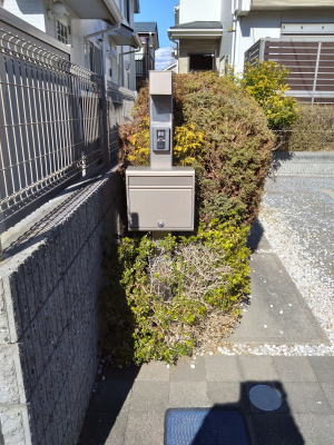 シンプルな既存機能門柱
