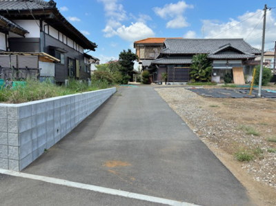 施工前の建物側への入口