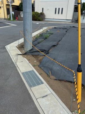 土のみだった施工前