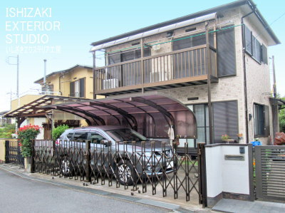 新しいカーゲートにお取替え後