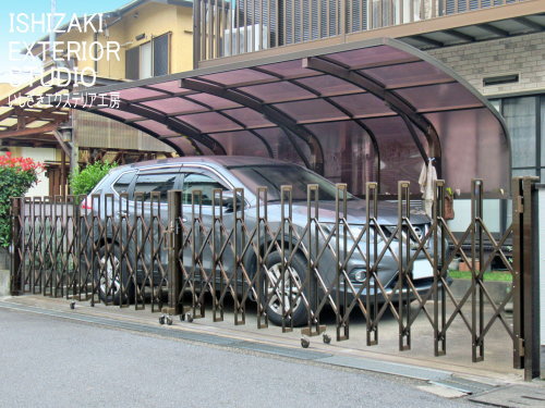 カーゲート「バリューアコーA1型」で車庫の間口を防犯対策