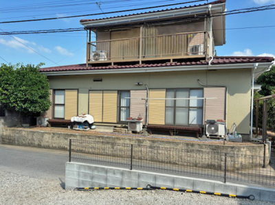 施工前の外構全体