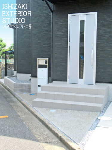 砂利を樹脂舗装にリフォーム