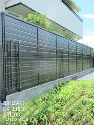LIXIL「フェンスAB　YL2型」2段仕様