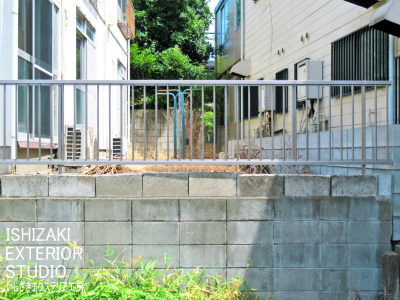 フェンス設置で安全面が改善された施工後