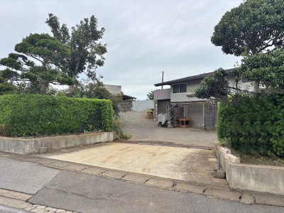 リフォーム前の敷地正門側