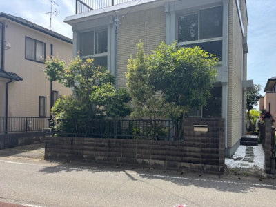 施工前の外構全体の様子