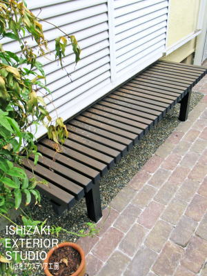 三協アルミの木調の濡縁