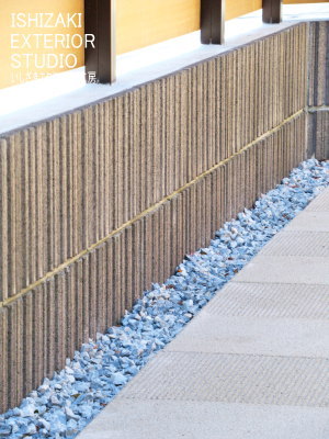 排水用の砂利のスペース