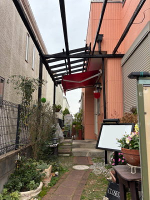 リフォーム前の店舗入口