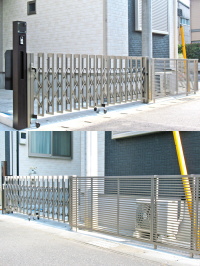 カーゲートとフェンスで防犯対策重視の外構に　柏市F邸